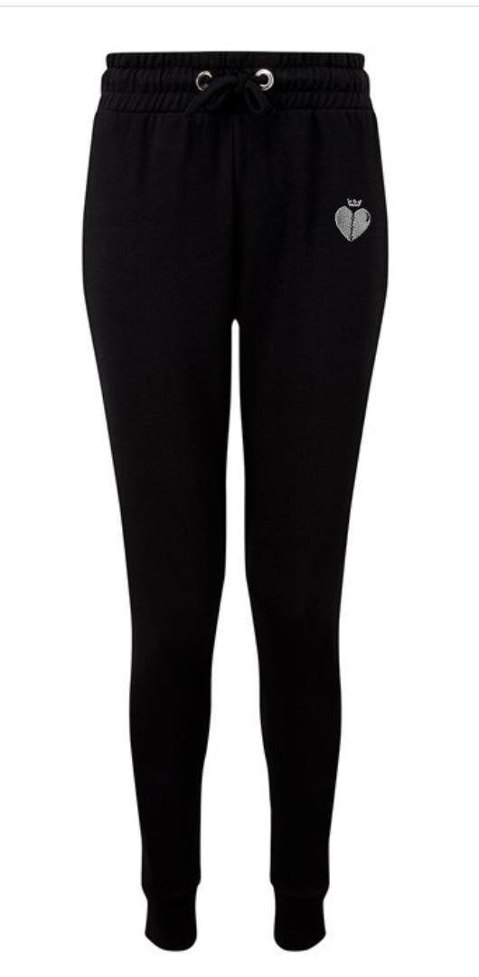 Emily Fitted Joggers Black